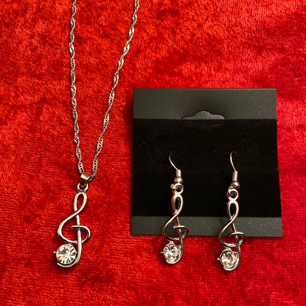Music Note Jewelry Set